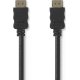 NEDIS CVGT34000BK50 Καλώδιο HDMI αρσ. - HDMI αρσ. 5.0m με Επίχρυσες Επαφές. 0018033