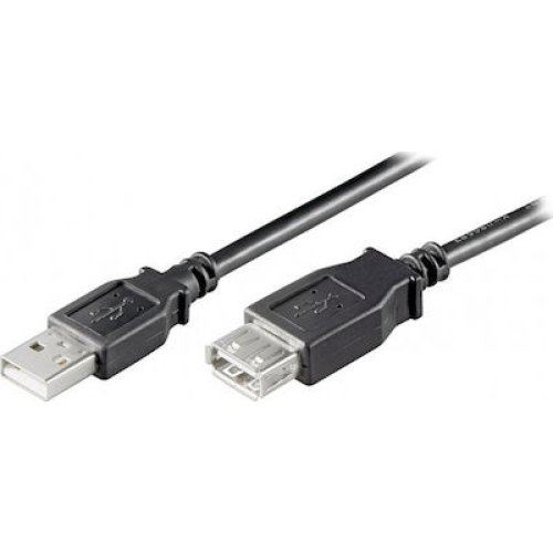 GOOBAY 68622 Καλώδιο USB A αρσ. - USB A 2.0 θηλ, 0.3m 0020698