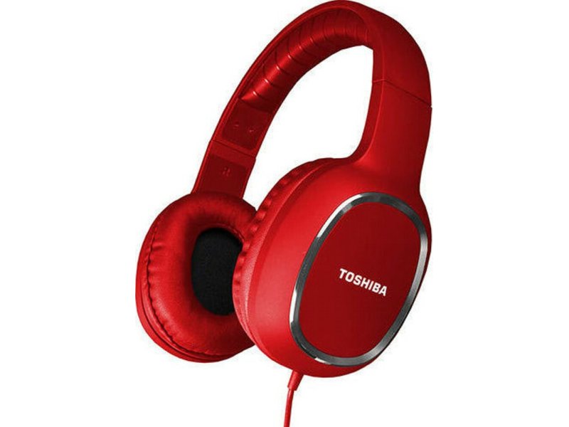 TOSHIBA RZE-D160H-RED Audio Wired Over Ear Headphones Red 0021241