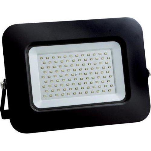 EUROLAMP 147-69350 Προβολέας LED SMD Βάση 360° Plus 100W Μαύρος IP65 6500K Plus 0023785