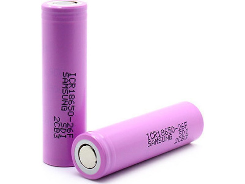 SAMSUNG 26J 18650 2600mAh Επαναφορτιζόμενη Μπαταρία Βιομηχανικού Τύπου 0025019