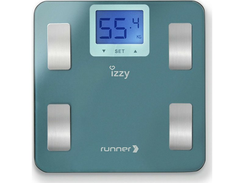 IZZY IZ-7003 Runner  Ηλεκτρονική Ζυγαριά Μπάνιου με Λιπομέτρηση 0027414