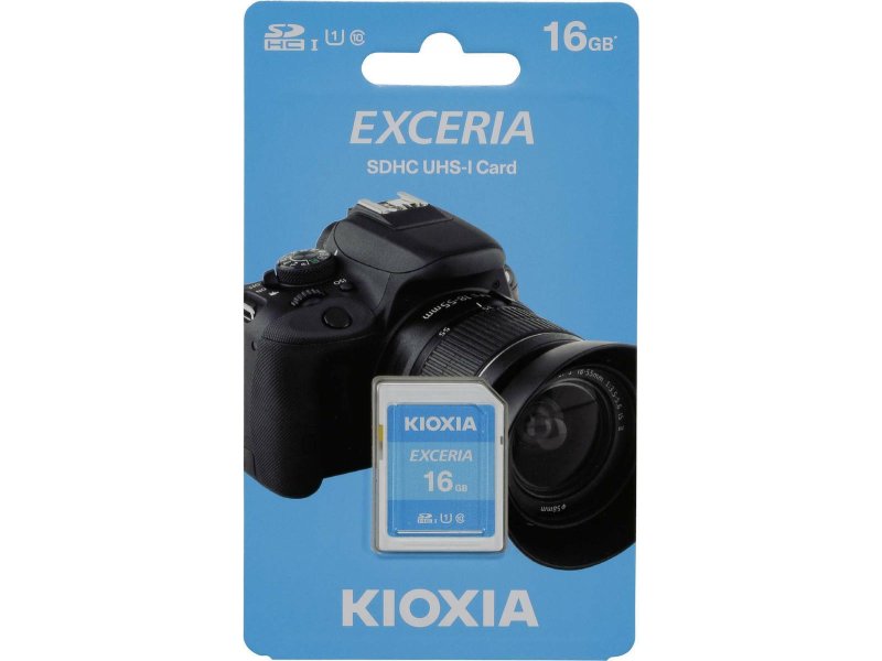 KIOXIA LNEX1L016GG4 SD EXCERIA 16GB UHS I 100MBs 0027739