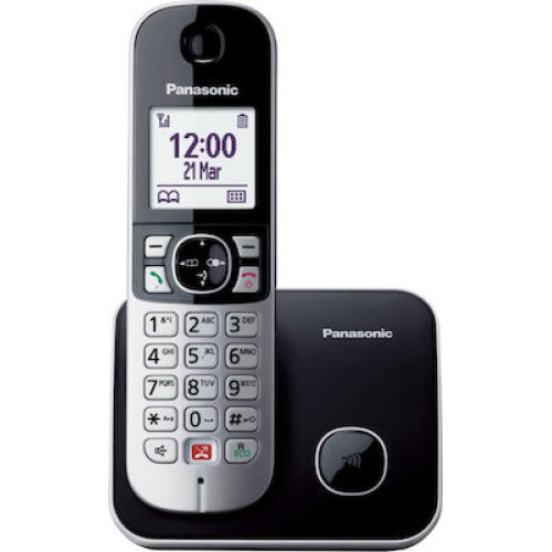 PANASONIC KX-TG6851SPB Black/Silver Ασύρματο Τηλέφωνο 0030956