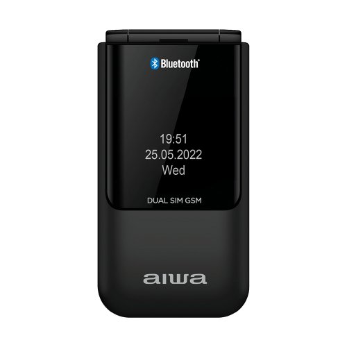 AIWA FP-24BKMKII Dual SIM Κινητό με Κουμπιά Black 0033161