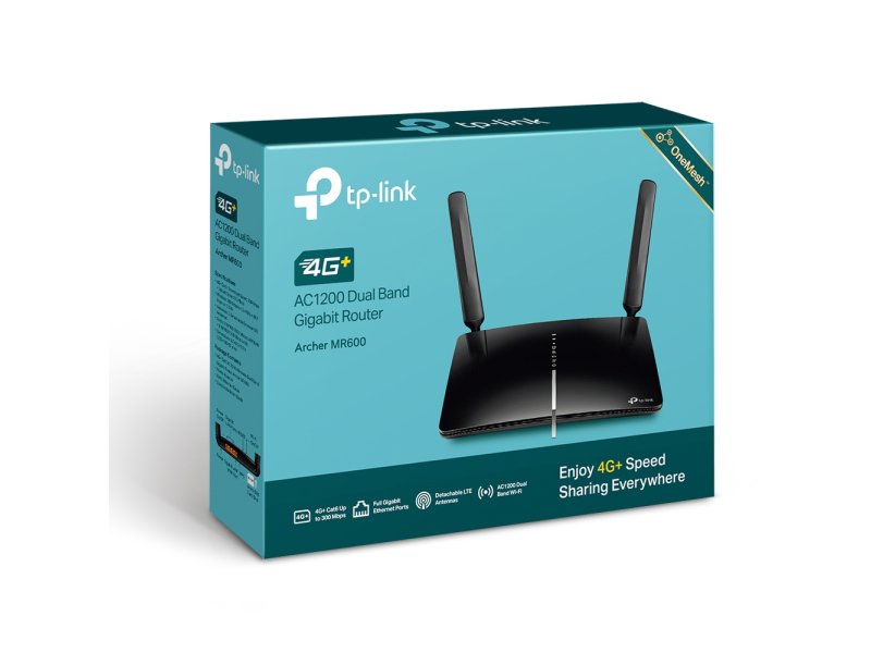 TP-LINK Archer MR600 v3 Ασύρματο 4G Mobile Router Wi?Fi 5 με 4 Θύρες Gigabit Ethernet 0034019