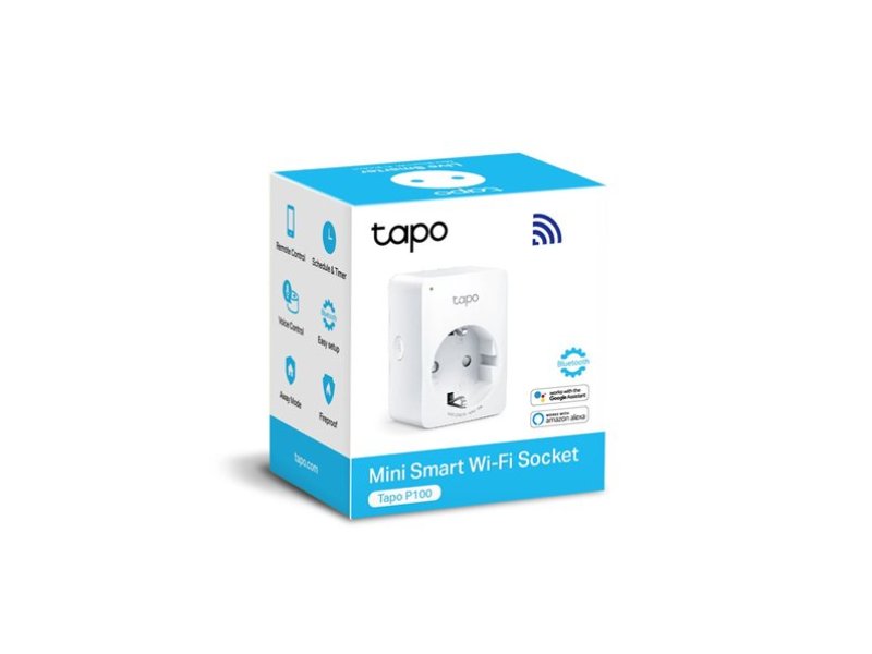 TP-LINK TAPO-P100  Smart Αντάπτορας Ρεύματος Wi-Fi, Bluetooth, Ver. 1.0 0034095