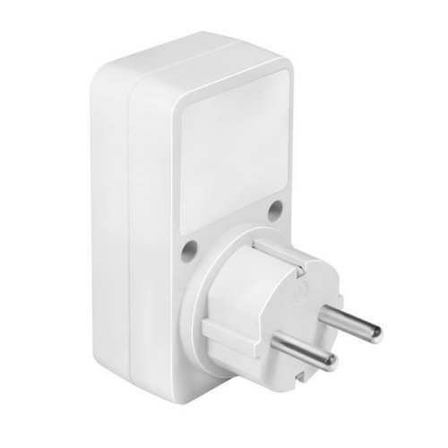 LogiLink PA0151 Socket Adapter With Dimmer Μονή Εξωτερική Πρίζα Ρεύματος Λευκή 0035473