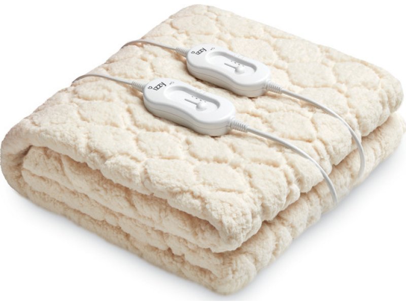 IZZY COSY IZ-9021 Διπλό Ηλεκτρικό Υπόστρωμα Πλενόμενο Μπεζ 120W 160x140εκ. 0036173