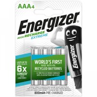 ENERGIZER AAA-HR03 800mAh Επαναφορτιζόμενες Μπαταρίες 4τεμ. 0037113