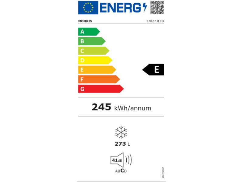 MORRIS T70273EED Όρθιος Καταψύκτης 273lt 0037473