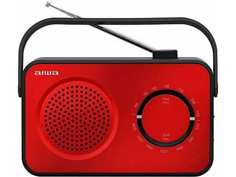 AIWA R-190RD Φορητό Ραδιόφωνο Ρεύματος / Μπαταρίας Κόκκινο 0037902