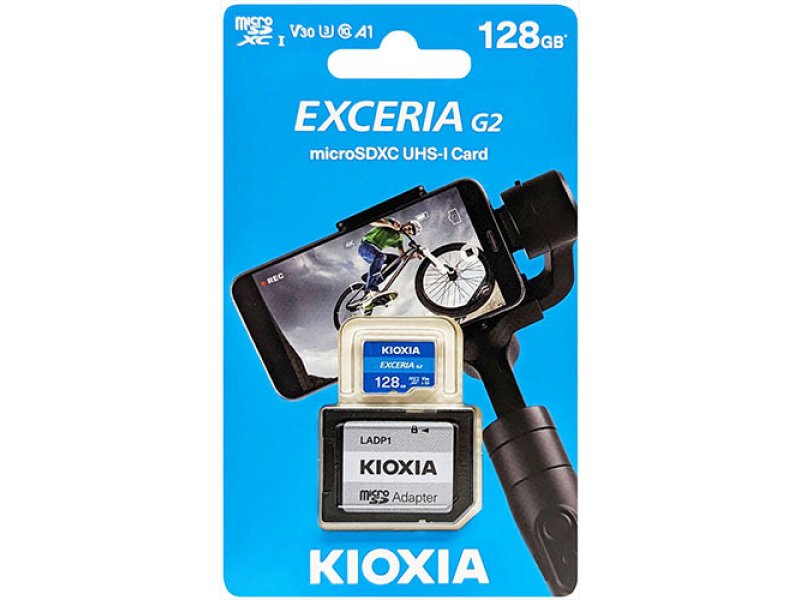 KIOXIA 4K MICRO SD 128GB WITH ADAPTER UHS I U3 V30 0038915