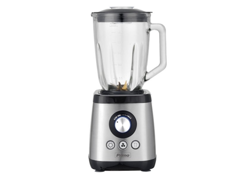 PRIMO PRBL-40441 Μπλέντερ για Smoothies με Γυάλινη Κανάτα 1.5lt 1300W Inox 0039268