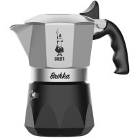 BIALETTI Brikka Silver (New Model 2023) Καφετιέρα με ΝΕΟ Μηχανισμό για Καϊμάκι 2 μερίδων (0007312) 0040336