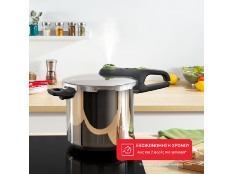 TEFAL P2584402 Secure Trendy Χύτρα Ταχύτητας 8lt 0040550