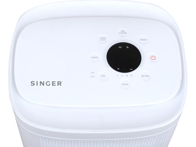 SINGER SDHM-10L Smart Ion Αφυγραντήρας με Συμπιεστή και Ιονιστή 10lt 0040598