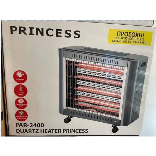 PRINCESS PAR-2400 Θερμάστρα Χαλαζία Ζαχαρί 2400W 0040900