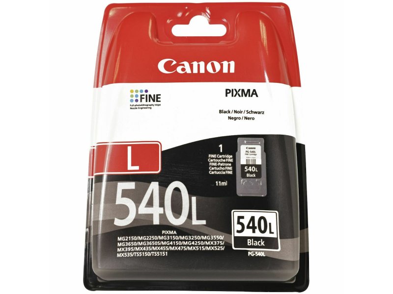 CANON PG-540L Μελάνι Εκτυπωτή InkJet Μαύρο 100655