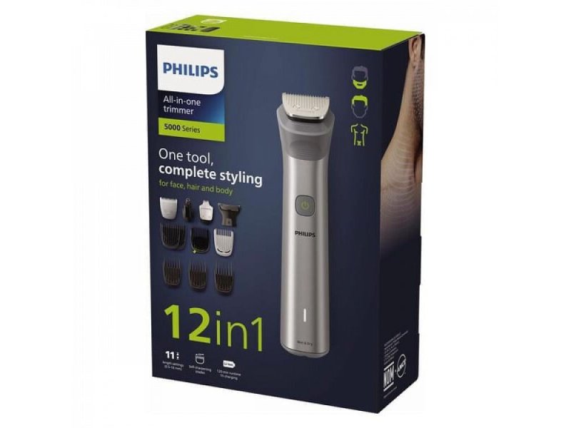 PHILIPS MG5940/15  Επαναφορτιζόμενη Κουρευτική Μηχανή Γκρι 0037742