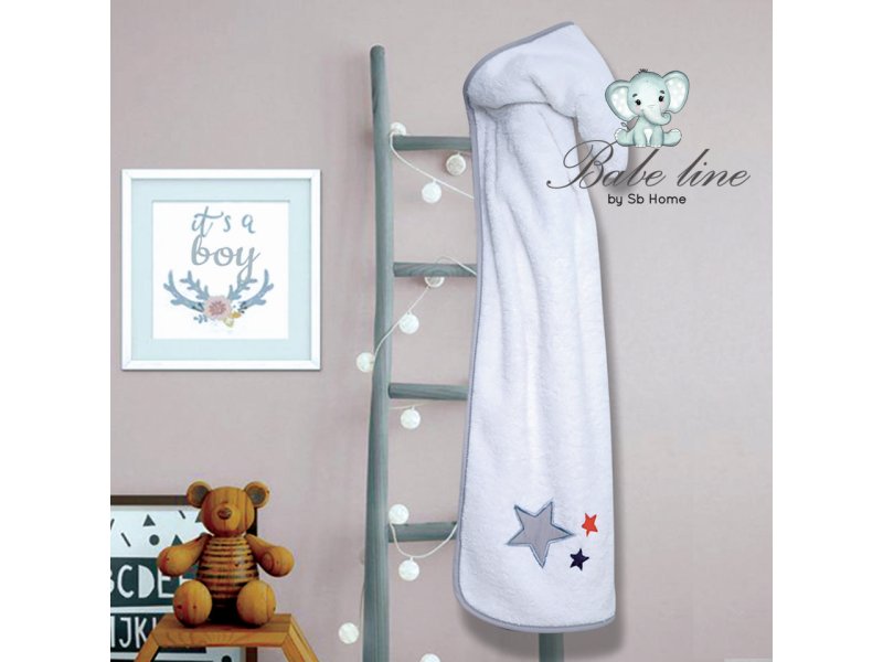 SB HOME  Κάπα Με Κουκούλα Bebe Bight Star 0024417