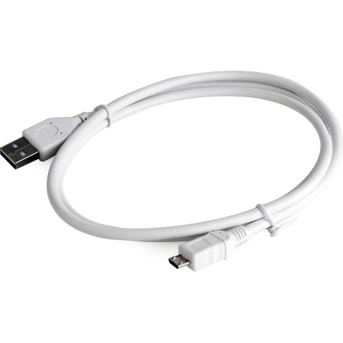 CABLEXPERT CCP-MUSB2-AMBM-W-1M MICRO USB CABLE WHITE COLOR 1M 0038576