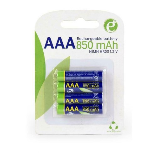 ENERGINIE EG-BA-AAA8R4-01 Επαναφορτιζόμενες Μπαταρίες AAA Ni-MH 850mAh 1.2V 4τμχ 0038563