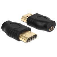 DELOCK HDMI Αντάπτορας HDMI-A F/F 0012866