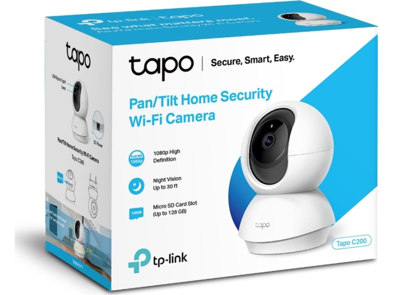 TP-LINK TAPO C200 SMART WIFI CAMERA - ΠΕΡΙΣΤΡΕΦΟΜΕΝΗ 0030845