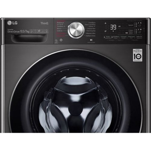 LG F4DV910H2SA Πλυντήριο-Στεγνωτήριο Ρούχων 10.5kg/7kg Ατμού 1400 Στροφές με Wi-Fi 0033069