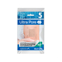 MEDRULL Ultra Pore Adhesive wound dressing Αδιάβροχο Αυτοκόλλητο Επίθεμα 6 x 7 cm ?5 (Αποστειρωμένο)  Συσκ. 5τεμ. (κουτί των 15 συσκευασιών) (202110285) 0033649