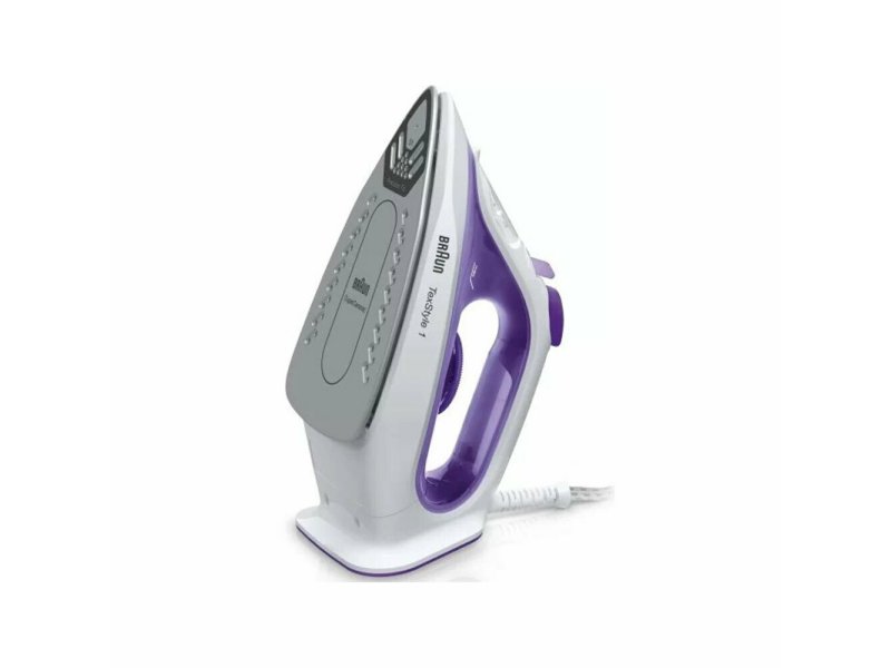 BRAUN SI1080VI TexStyle 1 Violet Σίδερο Ατμού 2000W με Κεραμική Πλάκα και Συνεχόμενη Παροχή 25gr/min 0037535