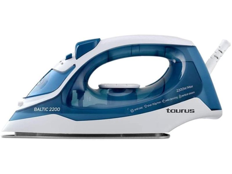 TAURUS BALTIC 2200 Σίδερο Ατμού 2200W με Κεραμική Πλάκα και Συνεχόμενη Παροχή 30gr/min 0038314