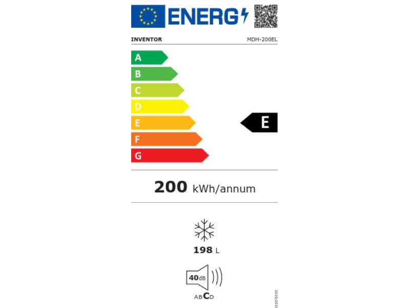INVENTOR MDH-200EL Καταψύκτης Μπαούλο 198lt 0038873