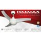 TELEMAX CF42-3CS(W) Ανεμιστήρας Οροφής 106cm με Φως και Τηλεχειριστήριο Λευκός 0038903