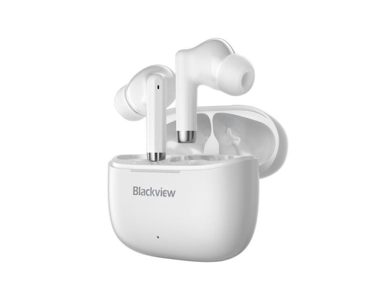 BLACKVIEW AIRBUDS4-W Bluetooth Handsfree Ακουστικά με Αντοχή στον Ιδρώτα και Θήκη Φόρτισης Λευκά 0038964