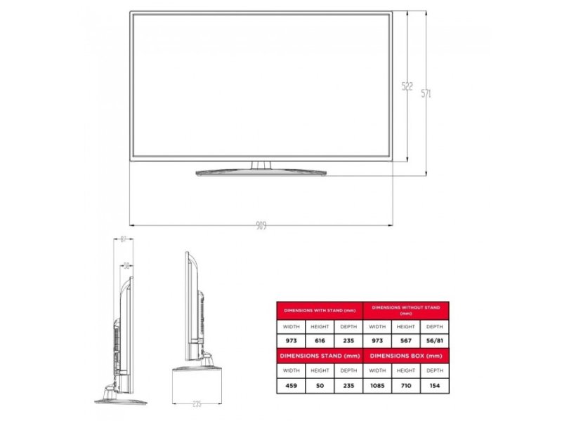 AIWA 40GO50804 Smart Τηλεόραση 40