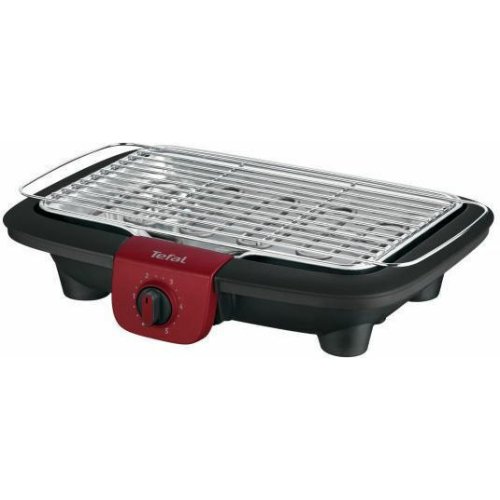 TEFAL BG90E5 BBQ Easygrill Επιτραπέζια Ηλεκτρική Ψησταριά Σχάρας 2300W με Ρυθμιζόμενο Θερμοστάστη 37x23.5εκ. 0040132