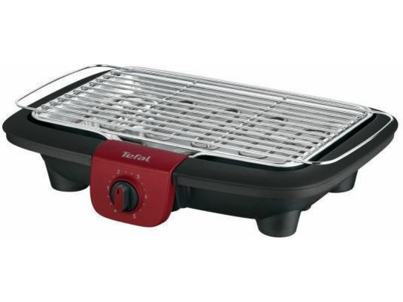 TEFAL BG90E5 BBQ Easygrill Επιτραπέζια Ηλεκτρική Ψησταριά Σχάρας 2300W με Ρυθμιζόμενο Θερμοστάστη 37x23.5εκ. 0040132