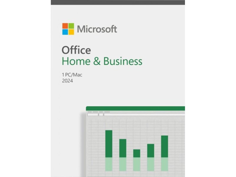 Microsoft Office Home & Business 2024 Πολύγλωσσο συμβατό με Windows/Mac για 1 Χρήστη  - Αποστέλλεται  το κλειδί χρήσης (EP2-06606) 0040173