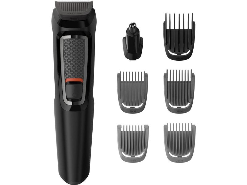 PHILIPS MG3720/15 Multigroom Series 3000 7 in 1 Σετ Επαναφορτιζόμενης Κουρευτικής Μηχανής Μαύρο 0040451