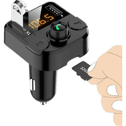 LAMTECH LAM114390 FM Transmitter Αυτοκινήτου με USB / Bluetooth 0040459