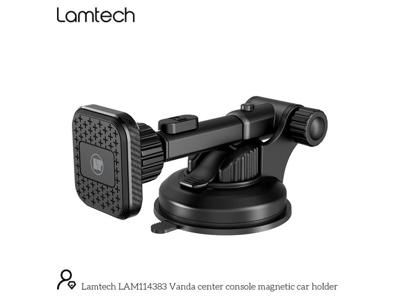 LAMTECH LAM114383 Βάση Κινητού Αυτοκινήτου με Μαγνήτη Μαύρη 0040461