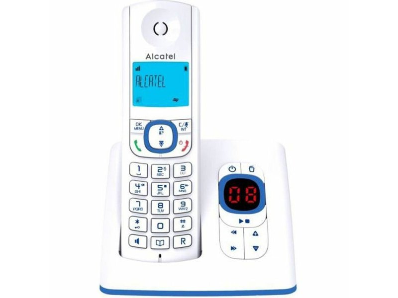 ALCATEL F530 Voice Ασύρματο Τηλέφωνο με Aνοιχτή Aκρόαση Μπλε 0040666