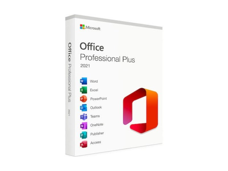 Microsoft Office Professional Plus 2021 32/64-bit Πολύγλωσσο για PC για 1 Χρήστη  - Αποστέλλεται  το κλειδί χρήσης (269-17069) 0040676