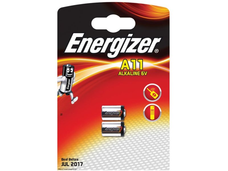 ENERGIZER A11/E11A Μπαταρία Λιθίου/Photo Energizer σε Blister με 2 Μπαταρίες 0015412